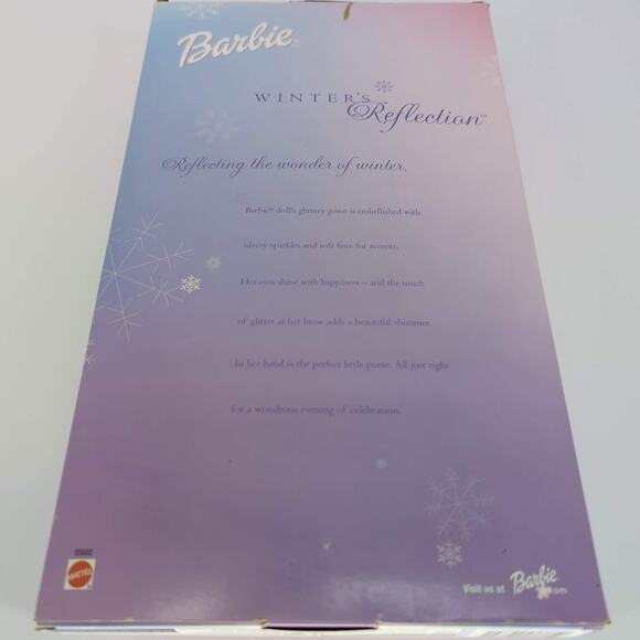 Winter's Reflection Barbie 2002 Vintage Collectible Mattel 55682 Doll - NRFB - Picture 15 of 16